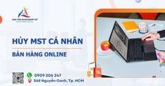 Cách hủy mã số thuế thu nhập cá nhân (TNCN) bán hàng online