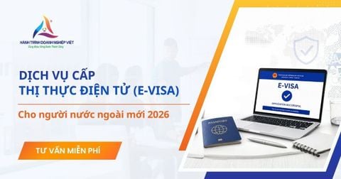 Dịch vụ cấp  thị thực điện tử (E-visa) cho người nước ngoài mới 2026