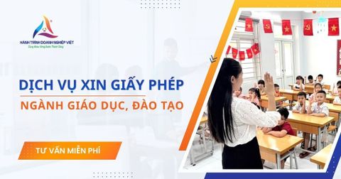 Dịch vụ xin giấy phép con ngành giáo dục, đào tạo