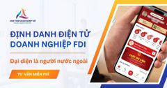 Định danh điện tử cho doanh nghiệp FDI có đại diện là người nước ngoài