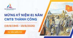 Kỷ niệm 81 năm Cách mạng tháng Tám thành công (19/8/1945 - 19/8/2026)