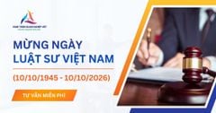 Mừng Ngày Luật sư Việt Nam 10/10/2026