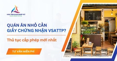 Quán ăn nhỏ có cần giấy chứng nhận an toàn thực phẩm không?