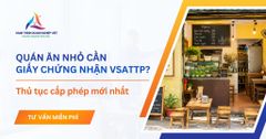 Quán ăn nhỏ có cần giấy chứng nhận an toàn thực phẩm không?