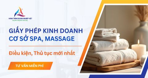 Hướng dẫn xin giấy phép kinh doanh spa, massage