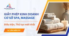 Hướng dẫn xin giấy phép kinh doanh spa, massage