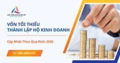 Vốn thành lập hộ kinh doanh tối thiểu bao nhiêu?