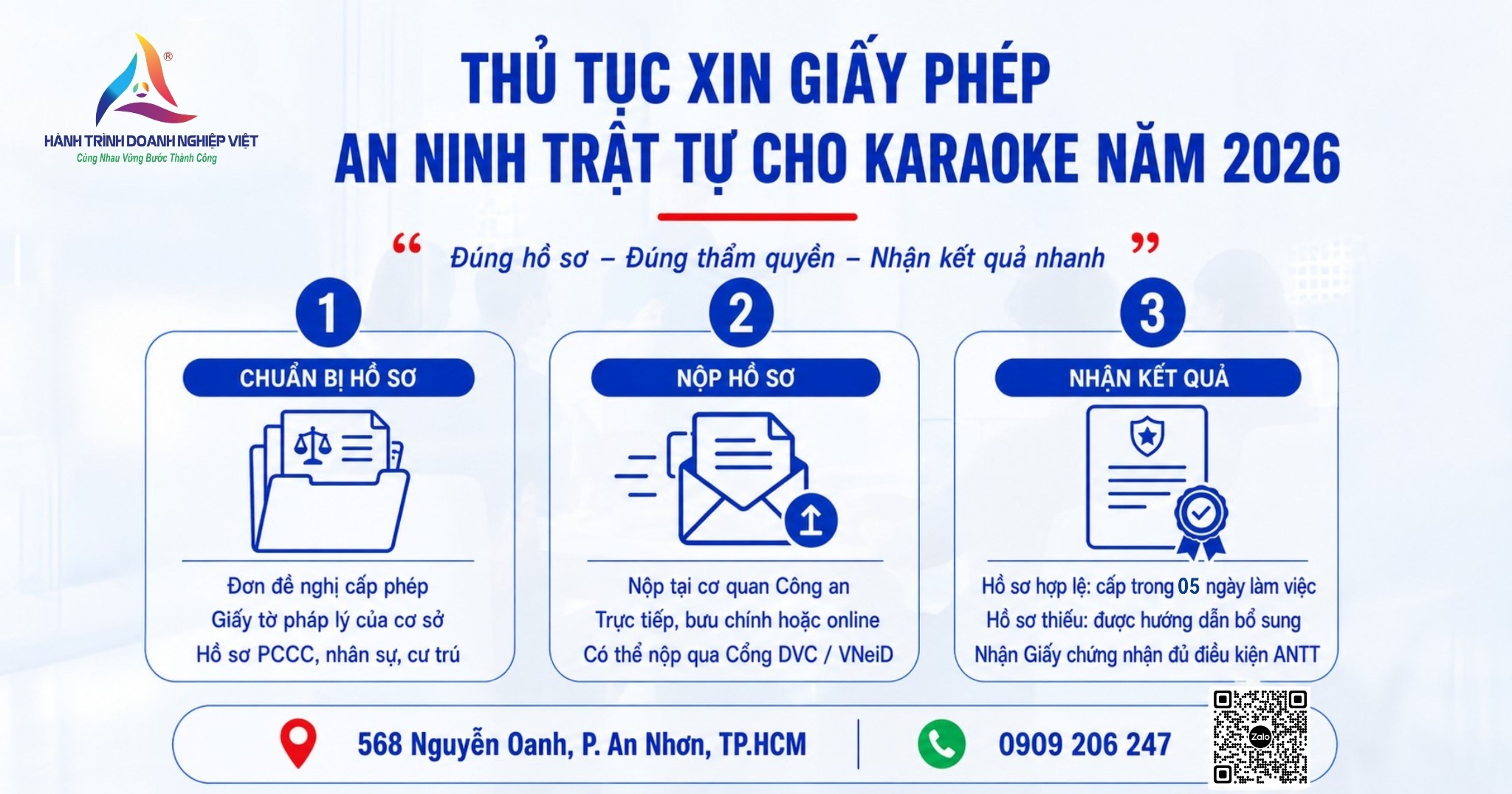 Thủ tục xin giấy phép an ninh trật tự cho Karaoke năm 2026