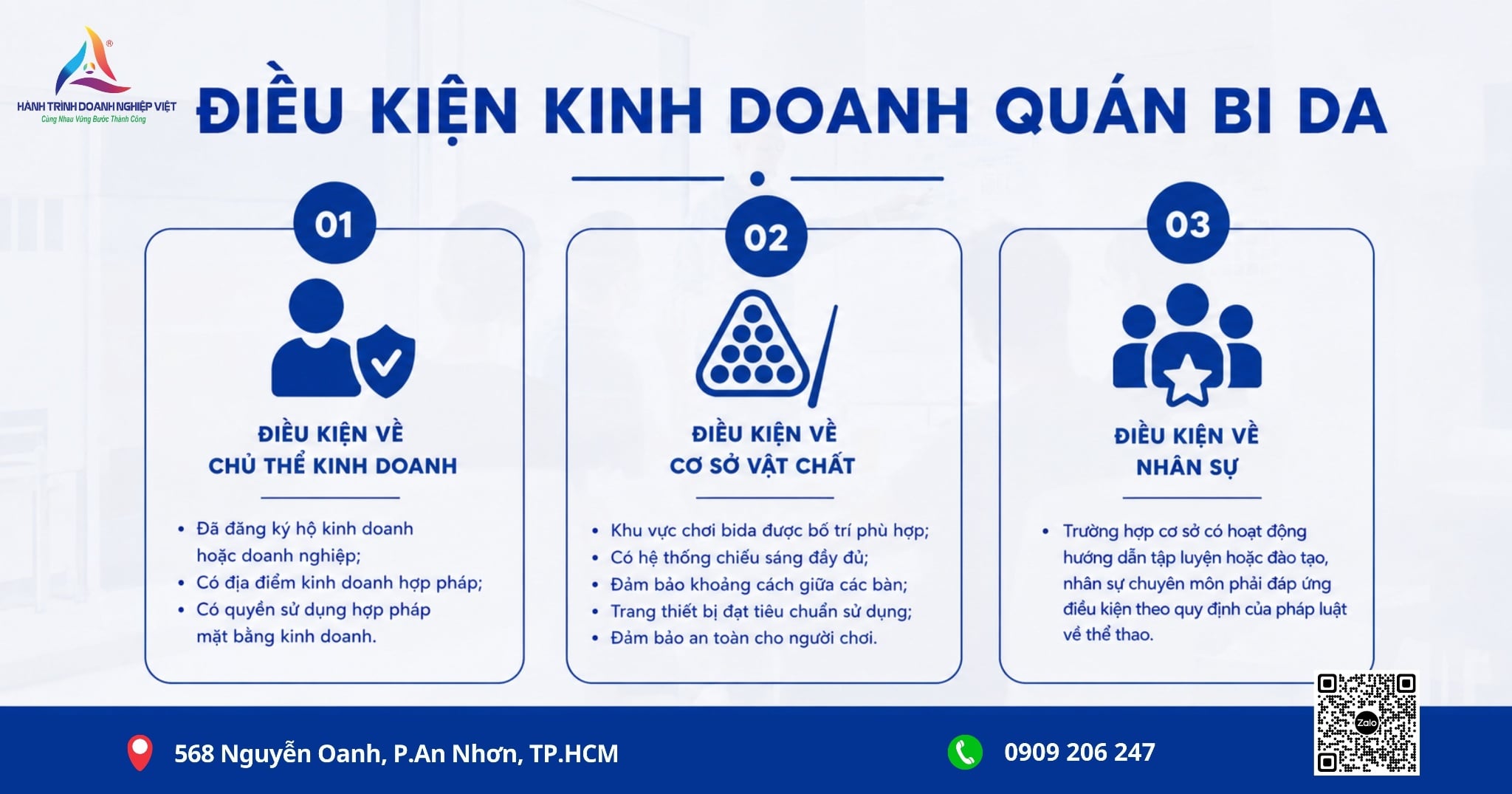 Kinh doanh bi da nhỏ lẻ cần đăng ký kinh doanh không? Đăng ký kinh doanh bi da cần xin những giấy phép nào