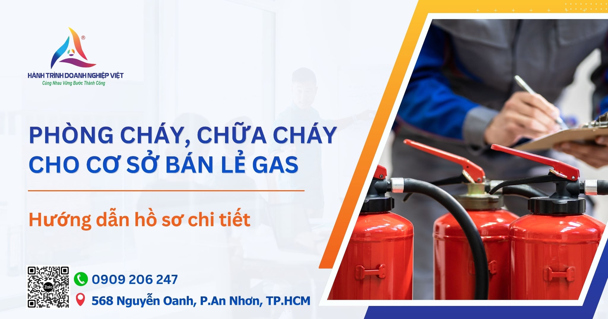 Hướng dẫn hồ sơ về phòng cháy, chữa cháy cho cơ sở bán lẻ gas