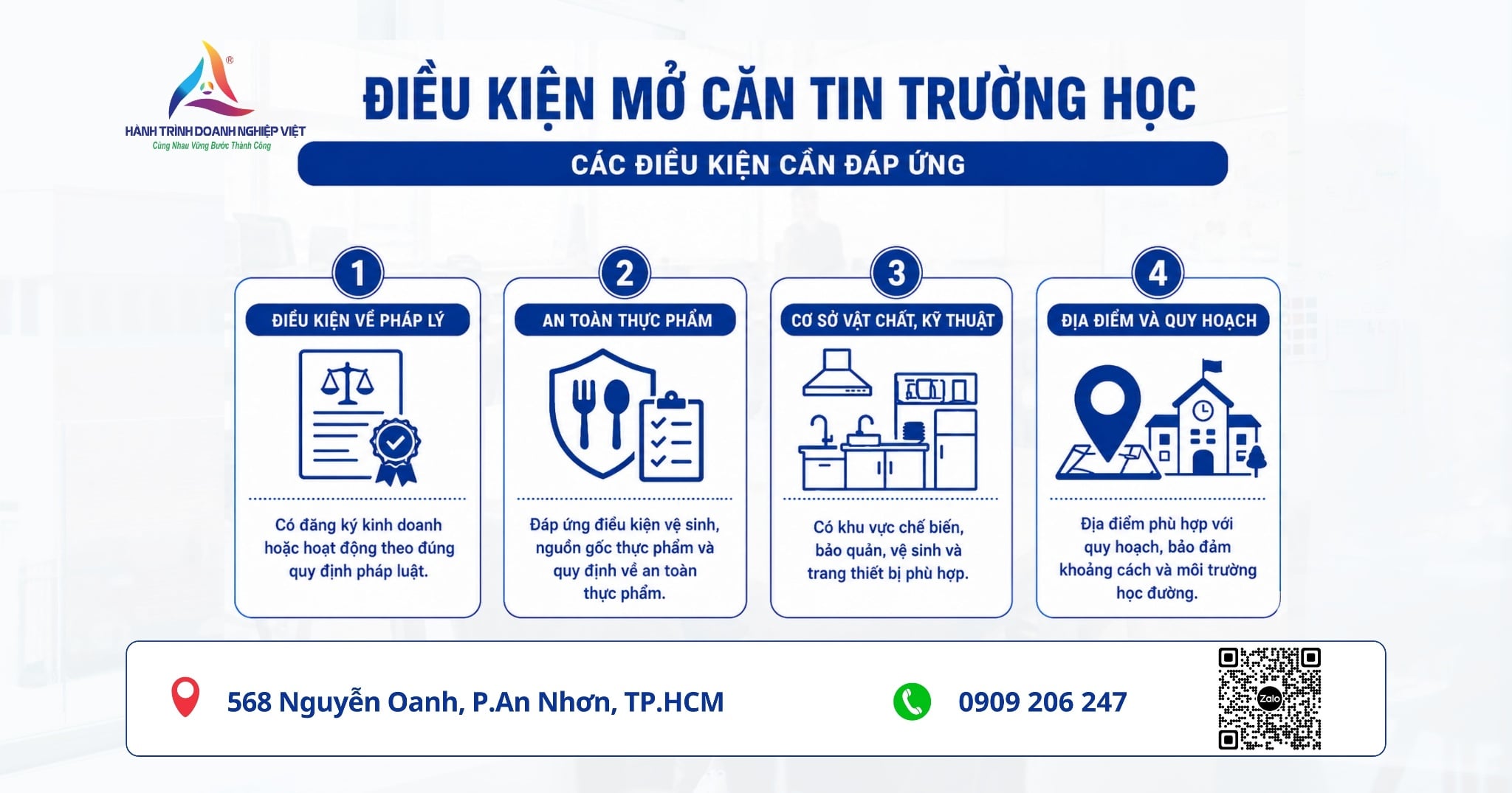 Mở căn tin trường học có cần đăng ký kinh doanh không? Điều kiện và thủ tục cần biết