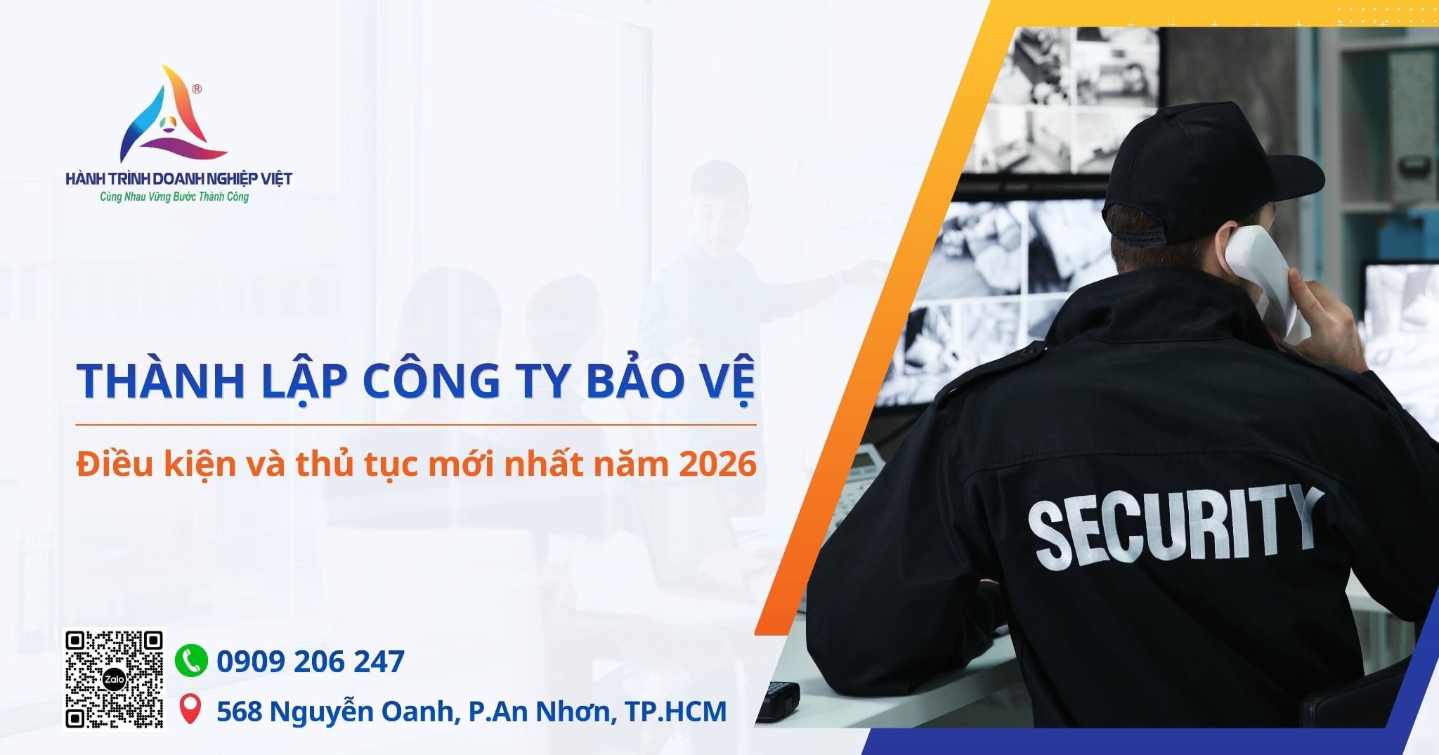 Hướng dẫn điều kiện và thủ tục thành lập công ty bảo vệ mới nhất năm 2026
