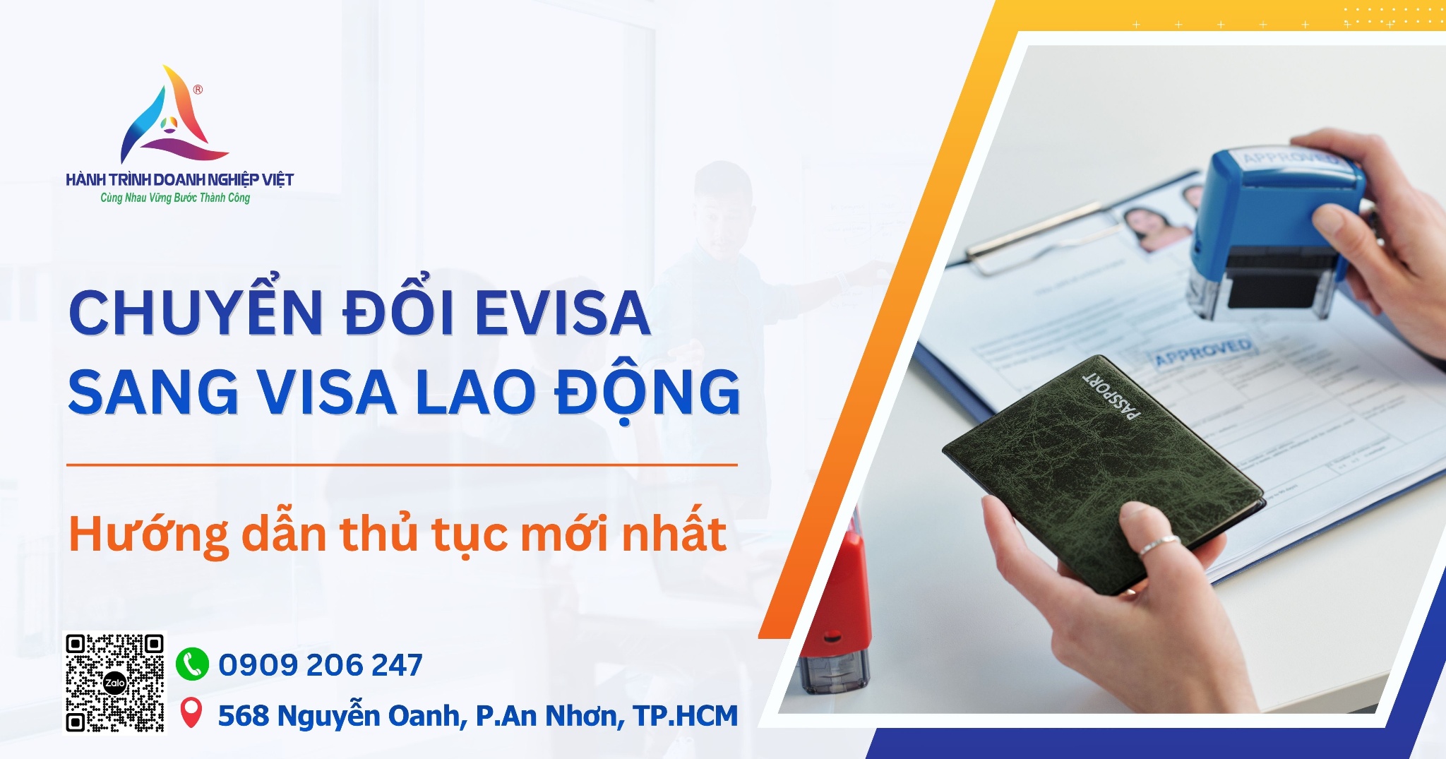 Thủ tục chuyển đổi evisa sang visa lao động (LĐ1, LĐ2) mới nhất