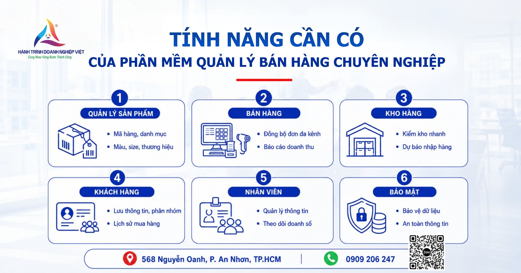 Các tính năng cần phải có của một phần mềm bán hàng chuyên nghiệp