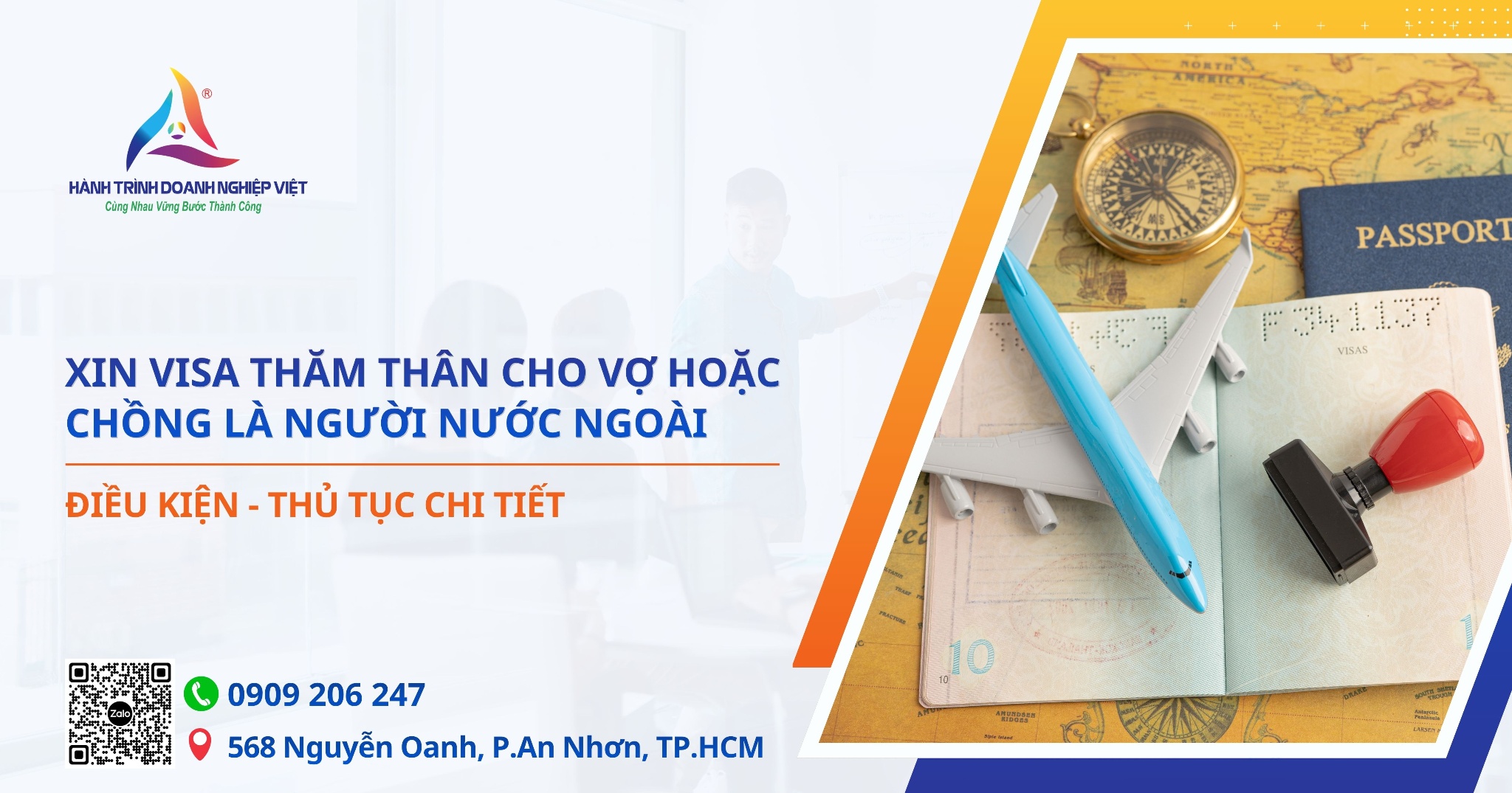 Thủ tục xin visa thăm thân cho vợ hoặc chồng là người nước ngoài