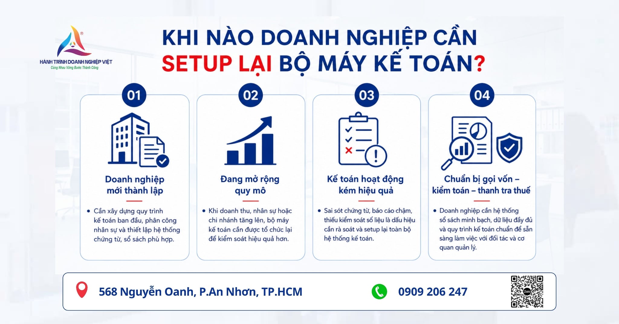 Dịch vụ tư vấn và xây dựng bộ máy kế toán chuyên nghiệp