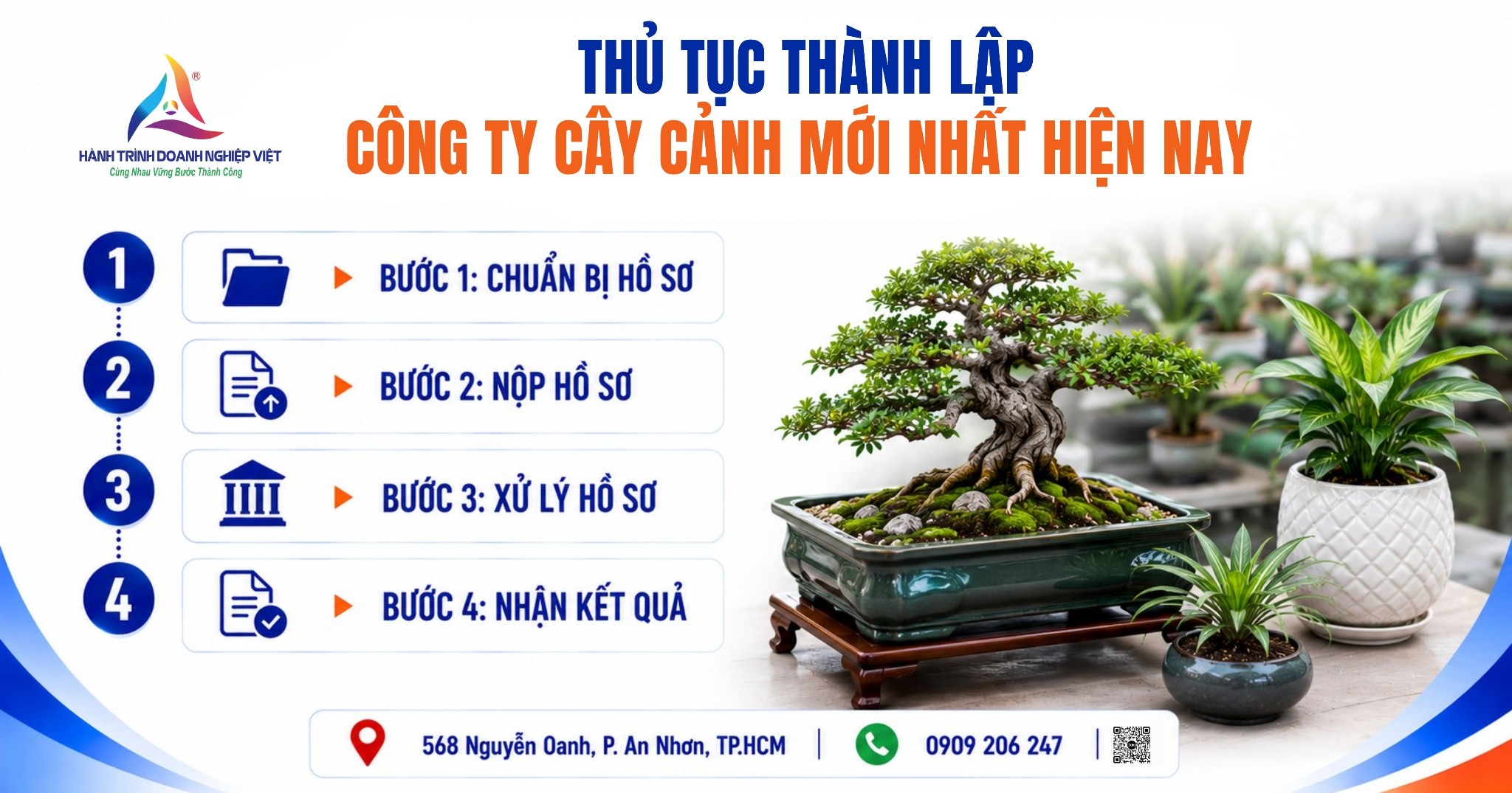 Thủ tục thành lập công ty cây cảnh mới nhất
