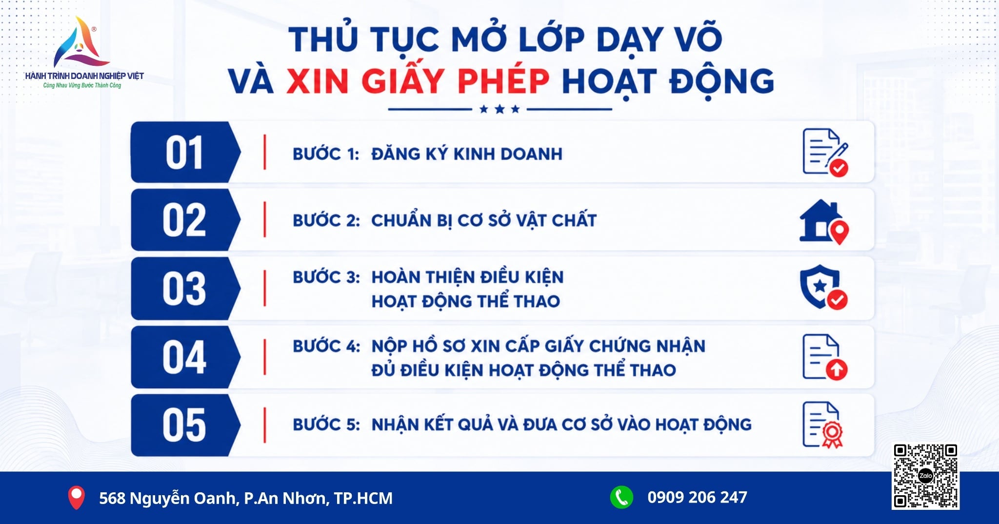 Mở lớp dạy võ có cần đăng ký kinh doanh không? Hồ sơ, thủ tục và giấy phép cần có