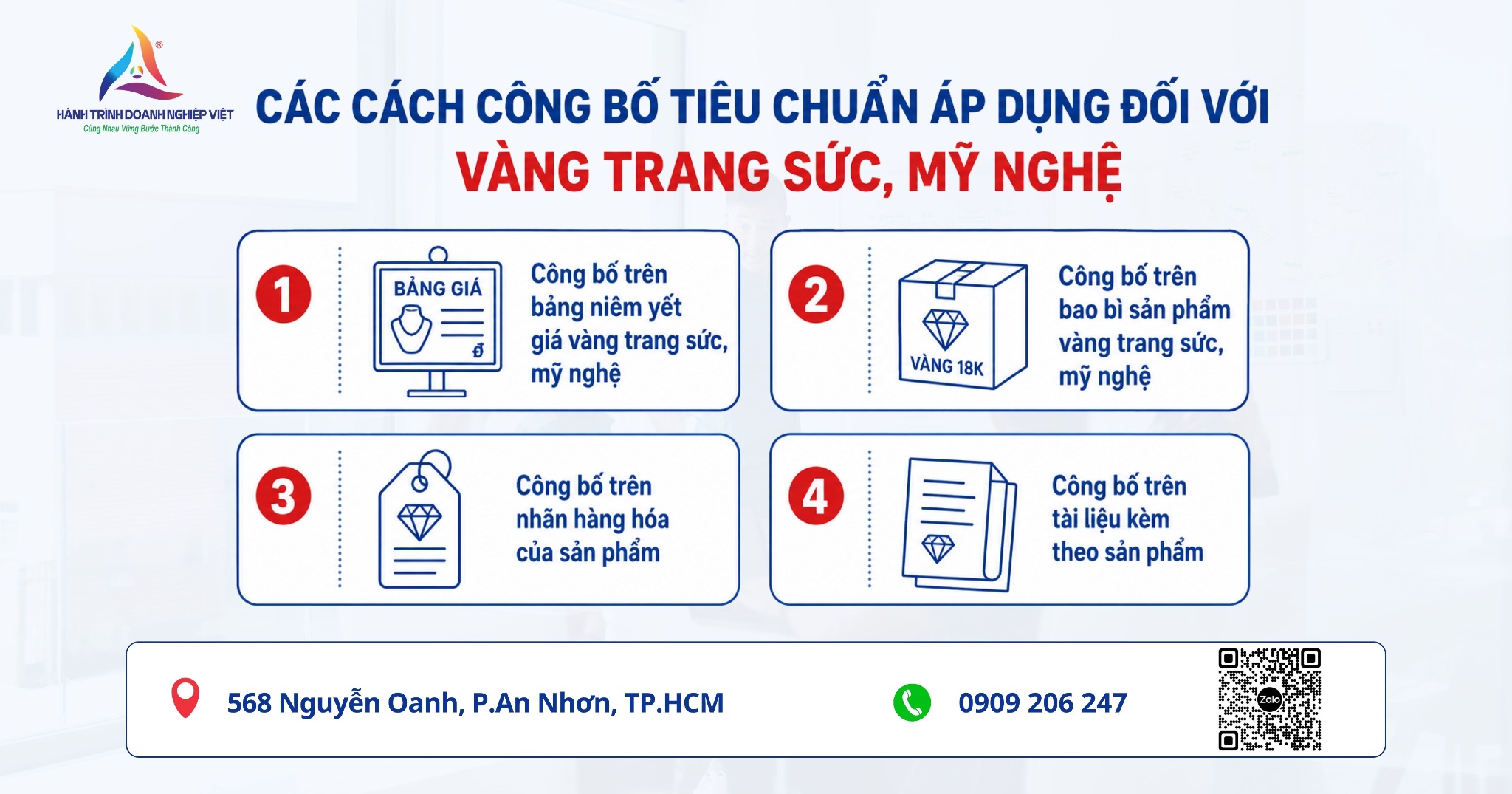 Tiêu chuẩn ghi nhãn sản phẩm trang sức vàng có bắt buộc không?