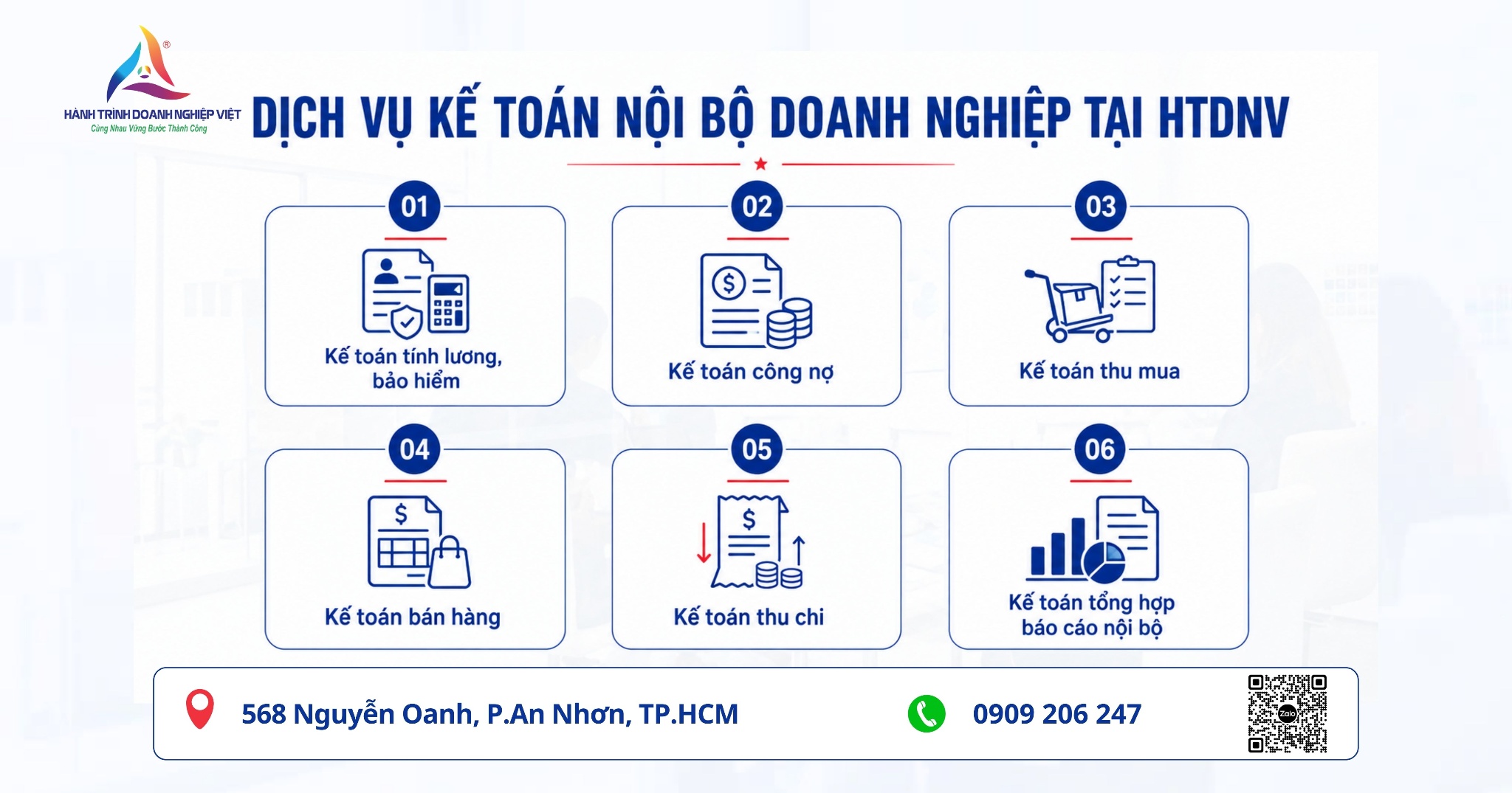 Dịch vụ ghi chép sổ sách kế toán nội bộ trọn gói