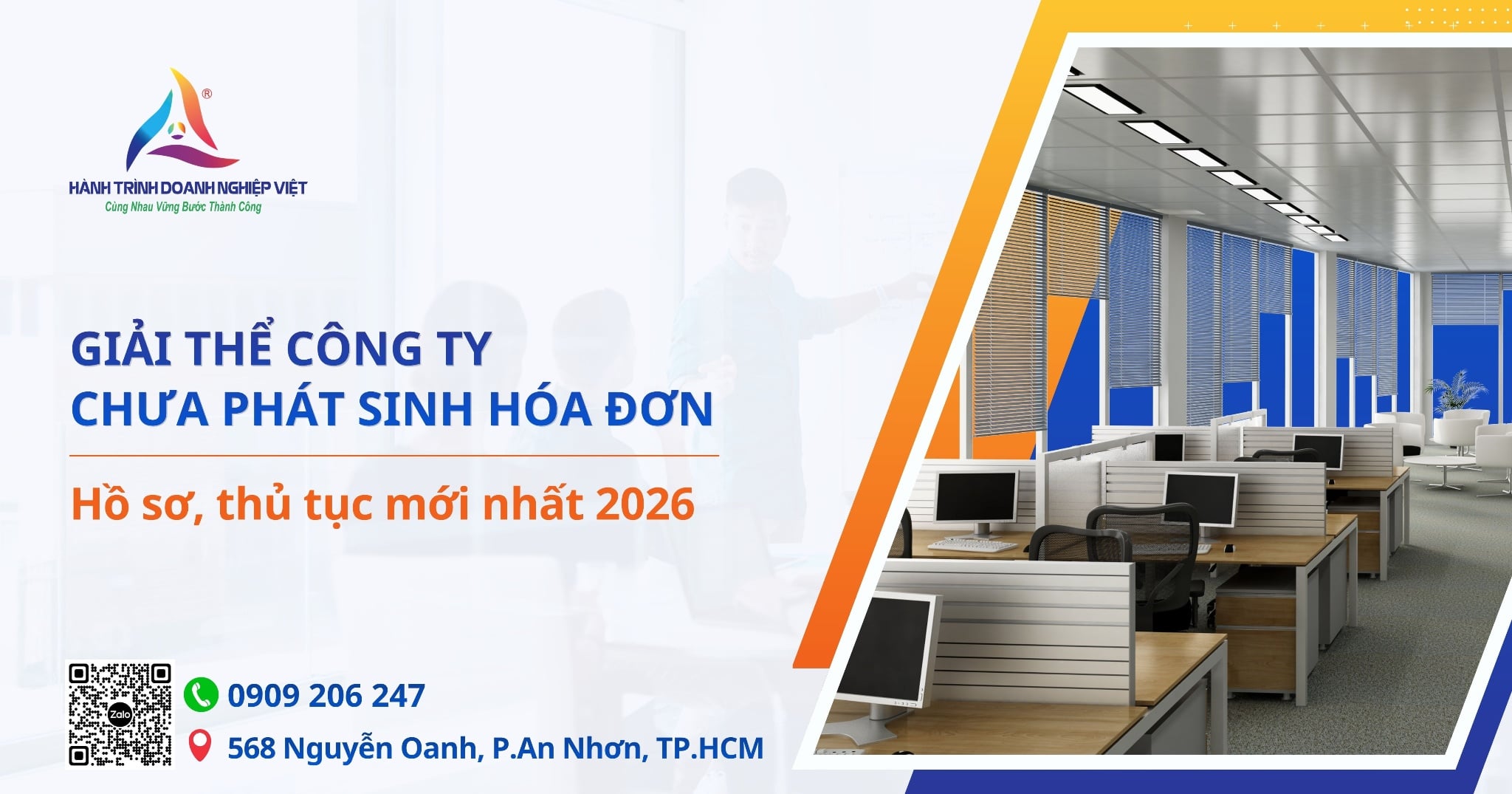 Hồ sơ, thủ tục giải thể công ty chưa phát sinh hóa đơn mới nhất 2026