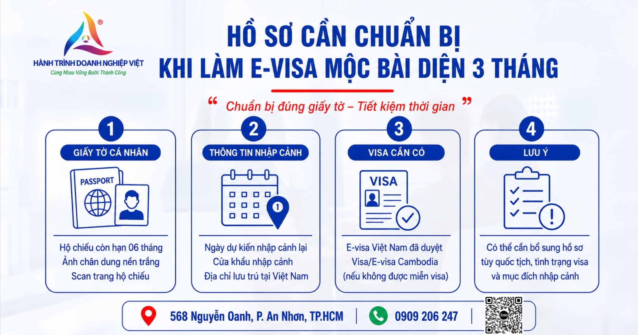 Hồ sơ&nbsp;cần chuẩn bị khi làm E-visa Mộc Bài diện 3 tháng