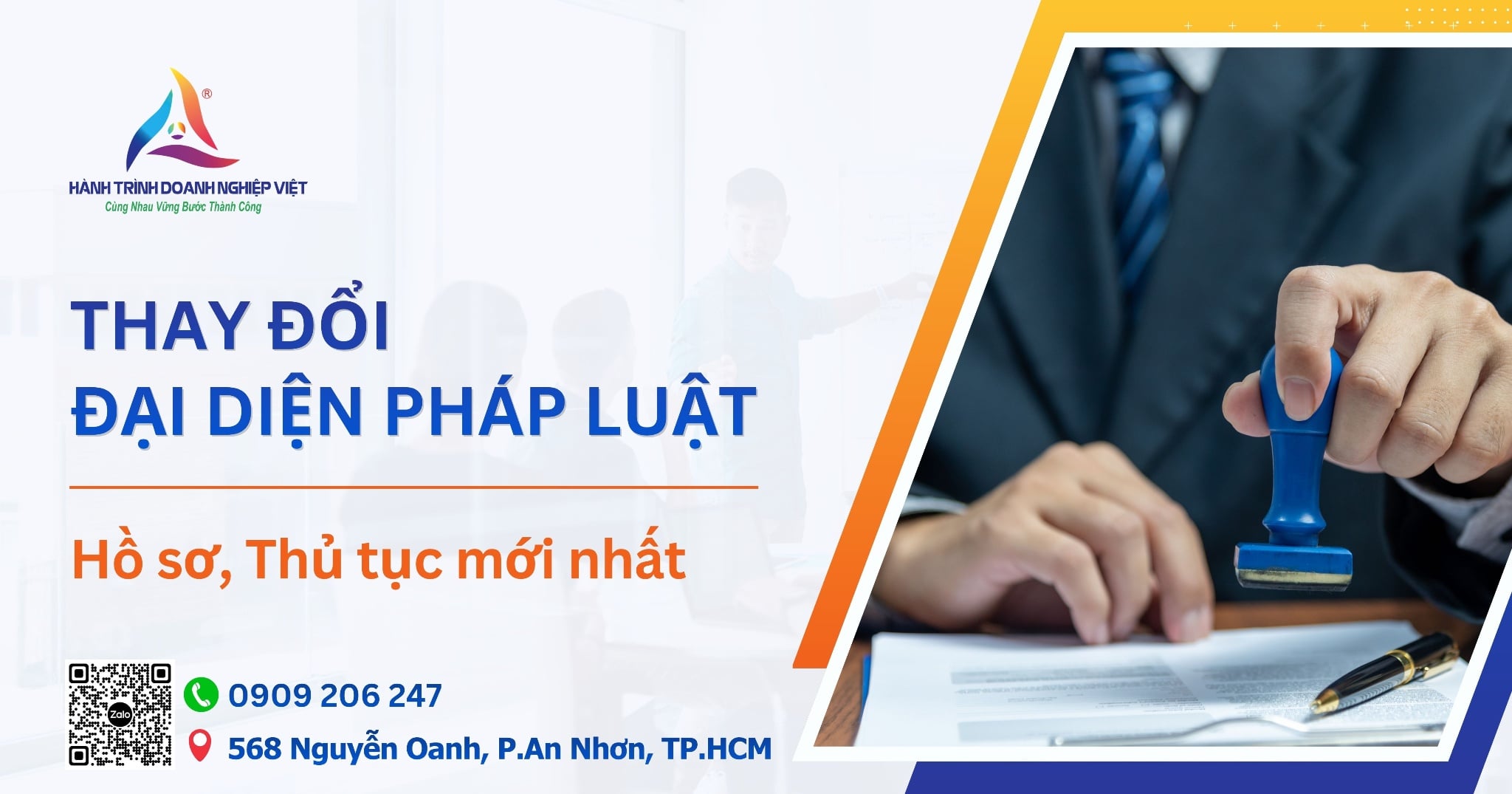 Thủ tục thay đổi người đại diện theo pháp luật