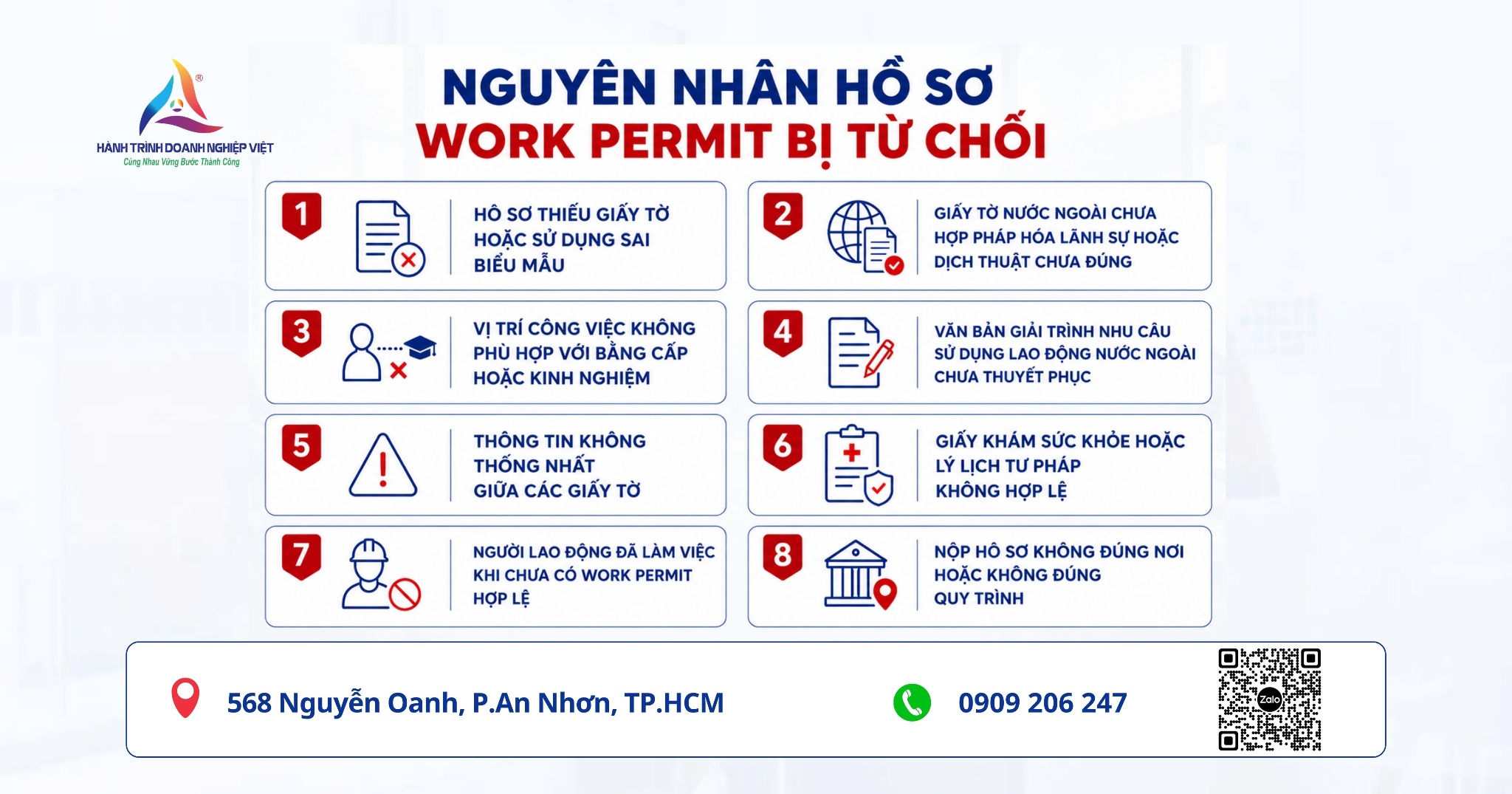 Hồ sơ Work Permit bị từ chối: Nguyên nhân và cách xử lý mới nhất
