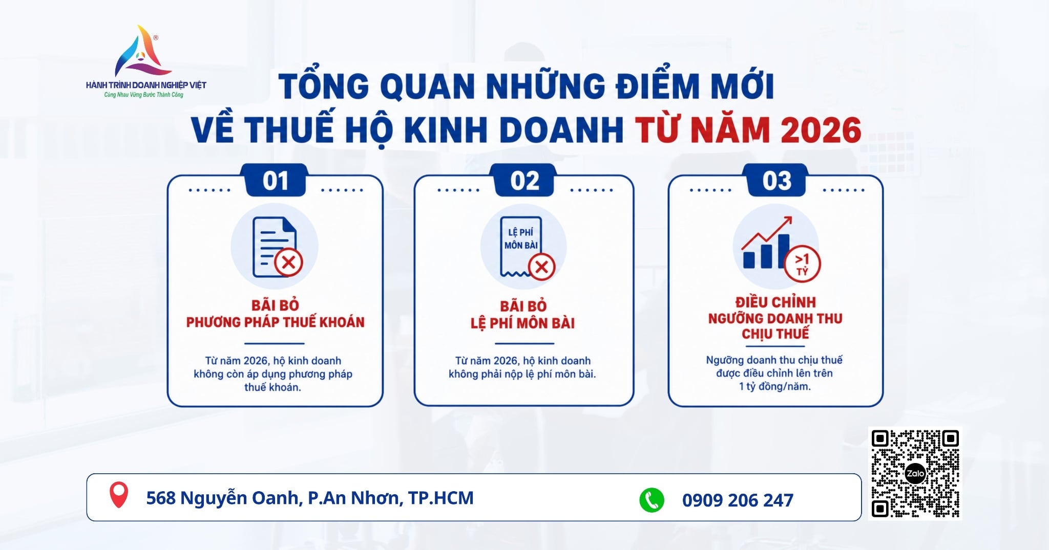Hộ kinh doanh cần phải nộp những loại thuế gì từ năm 2026?