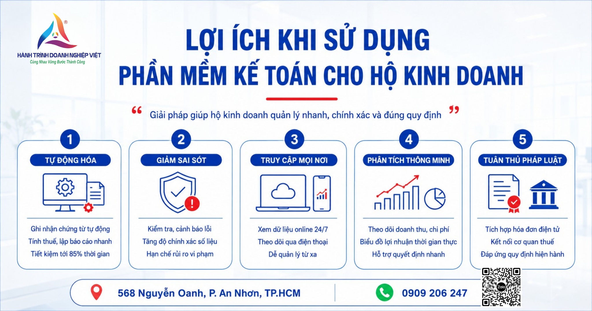Lợi ích khi sử dụng phần mềm kế toán cho hộ kinh doanh