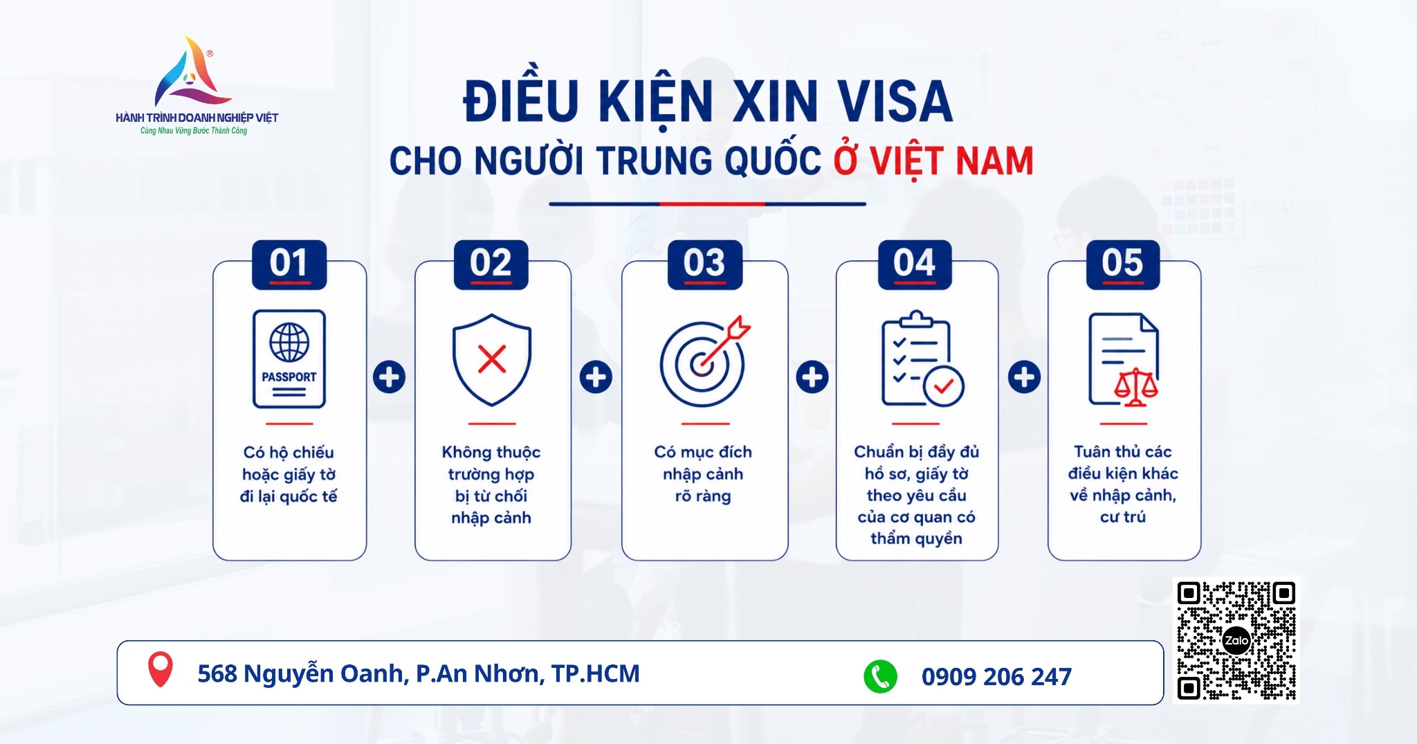 Quy trình xin visa cho người Trung Quốc ở Việt Nam mới nhất