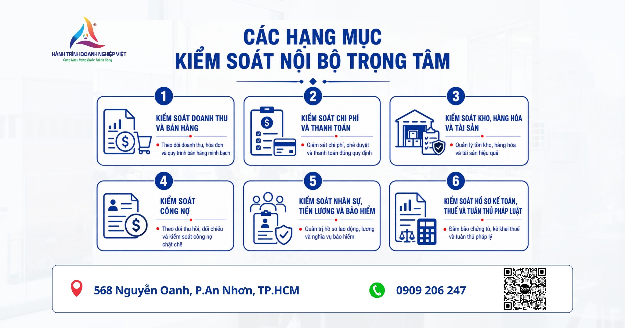 Dịch vụ kiểm soát nội bộ thường xuyên và định kỳ tại HTDNV Group
