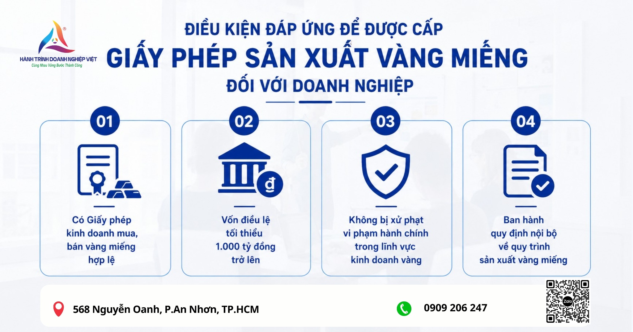 Điều kiện và trách nhiệm khi xin Giấy phép sản xuất, kinh doanh vàng miếng