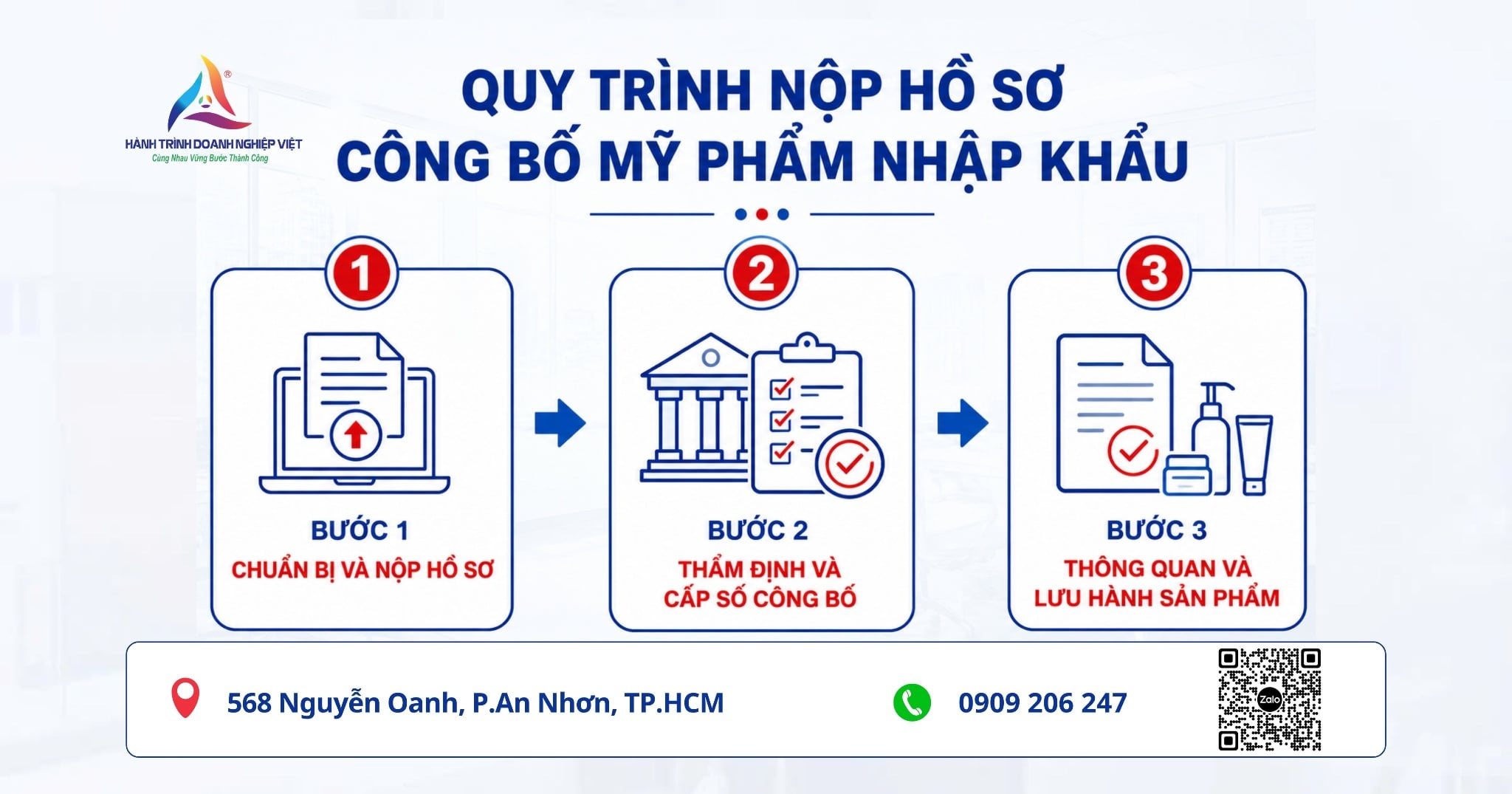 Chi tiết hồ sơ công bố mỹ phẩm nhập khẩu năm 2026
