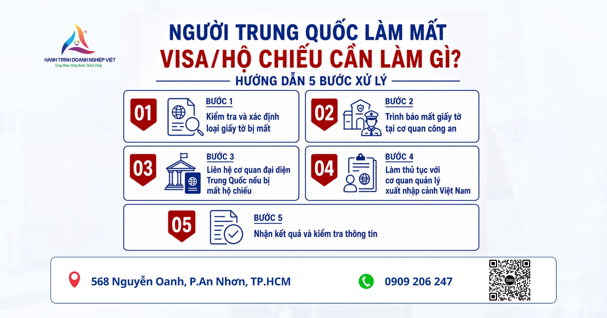 Người Trung Quốc làm mất visa/hộ chiếu cần làm gì?