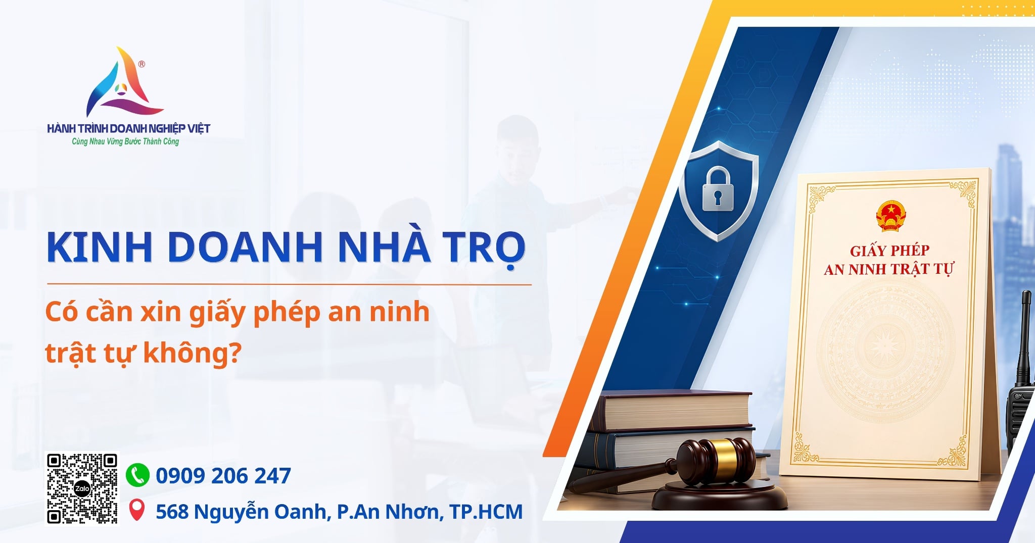 Nhà trọ có cần xin giấy phép an ninh trật tự không