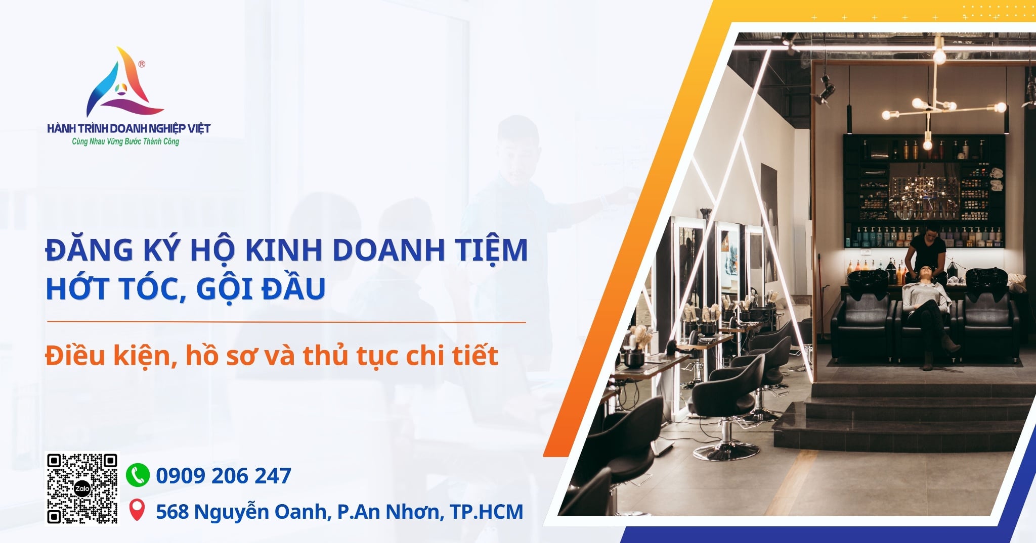 Điều kiện, hồ sơ và thủ tục đăng ký hộ kinh doanh tiệm hớt tóc, gội đầu