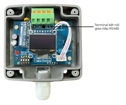 Cảm biến đo tốc độ gió trong đường ống ES-WS-01 (RS485 Modbus RTU)