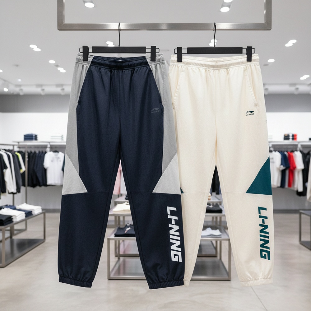 Bộ Sưu Tập Quần Gió Bo Gấu Nam Li-Ning AYKV161 -  Dễ Phối Đồ, Phong Cách Năng Động