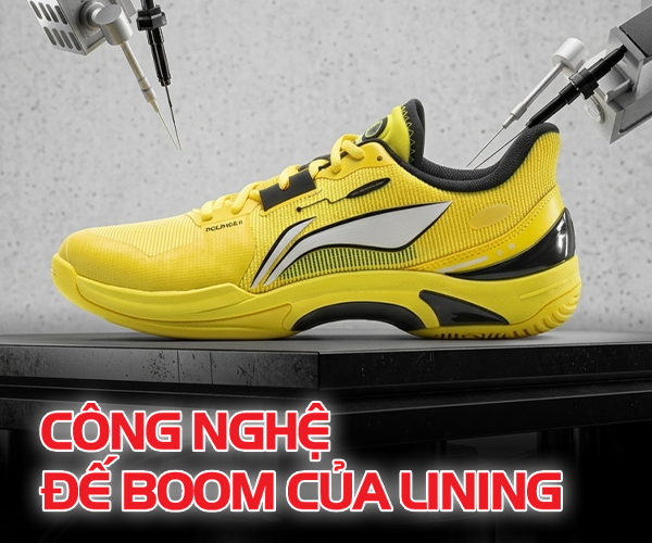 Công nghệ đế Boom của Li-Ning - Động cơ cốt lõi giúp Li-Ning bứt tốc