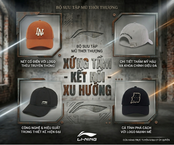 Bỏ túi các mẫu mũ thể thao Li-Ning cho nữ thoáng khí và thời trang