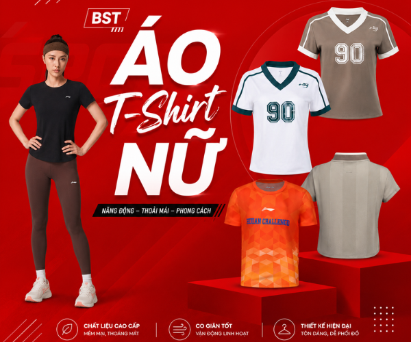 BST áo T-Shirt nữ thời trang, chất liệu Cotton thấm hút tốt