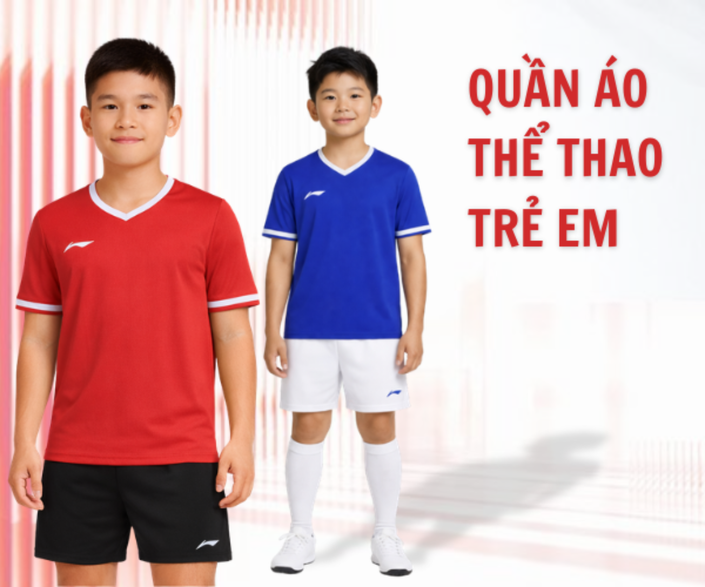 BST bộ quần áo thể thao trẻ em Li-Ning năng động cho bé thỏa sức vận động