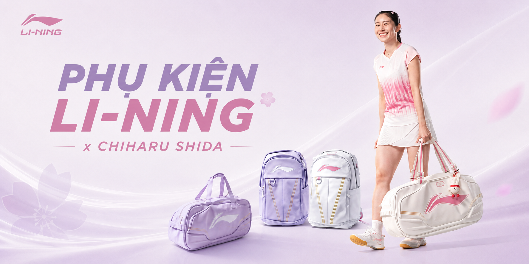 BST Balo, Túi Cầu Lông Li-Ning x Chiharu Shida – Mang Dấu Ấn “Chị Dẹo” Ra Sân