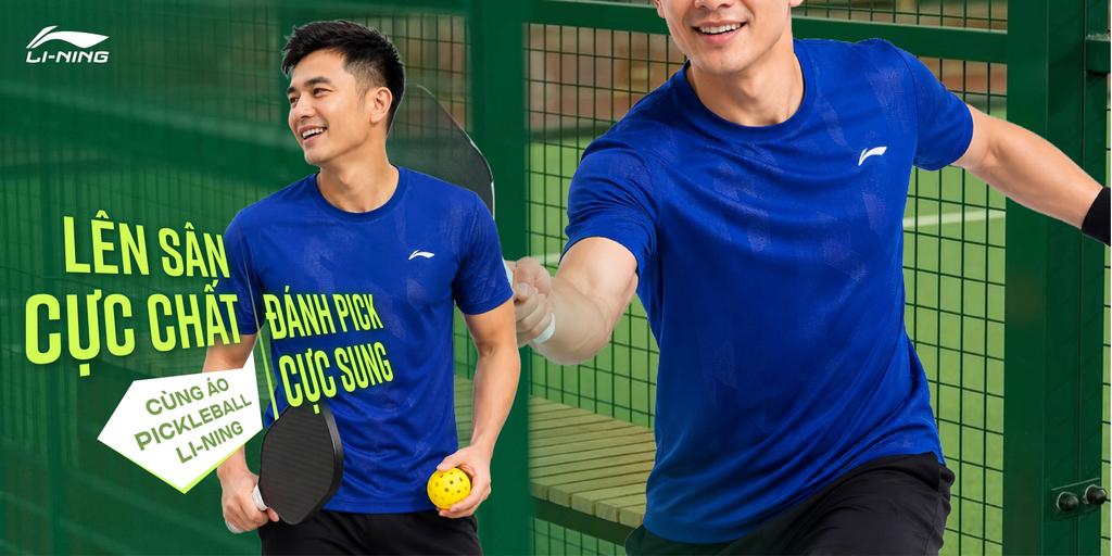 🏓 Áo Pickleball Li-Ning ATSW879 – Thoáng Khí, Năng Động Và Sẵn Sàng Cho Mọi Trận Đấu