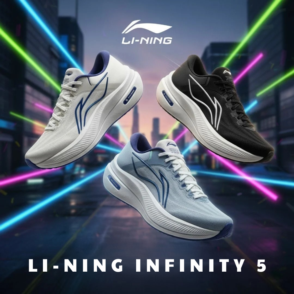 Giày chạy bộ Nam Li-Ning INFINITY 5 – Bứt phá hiệu năng, chinh phục mọi cung đường