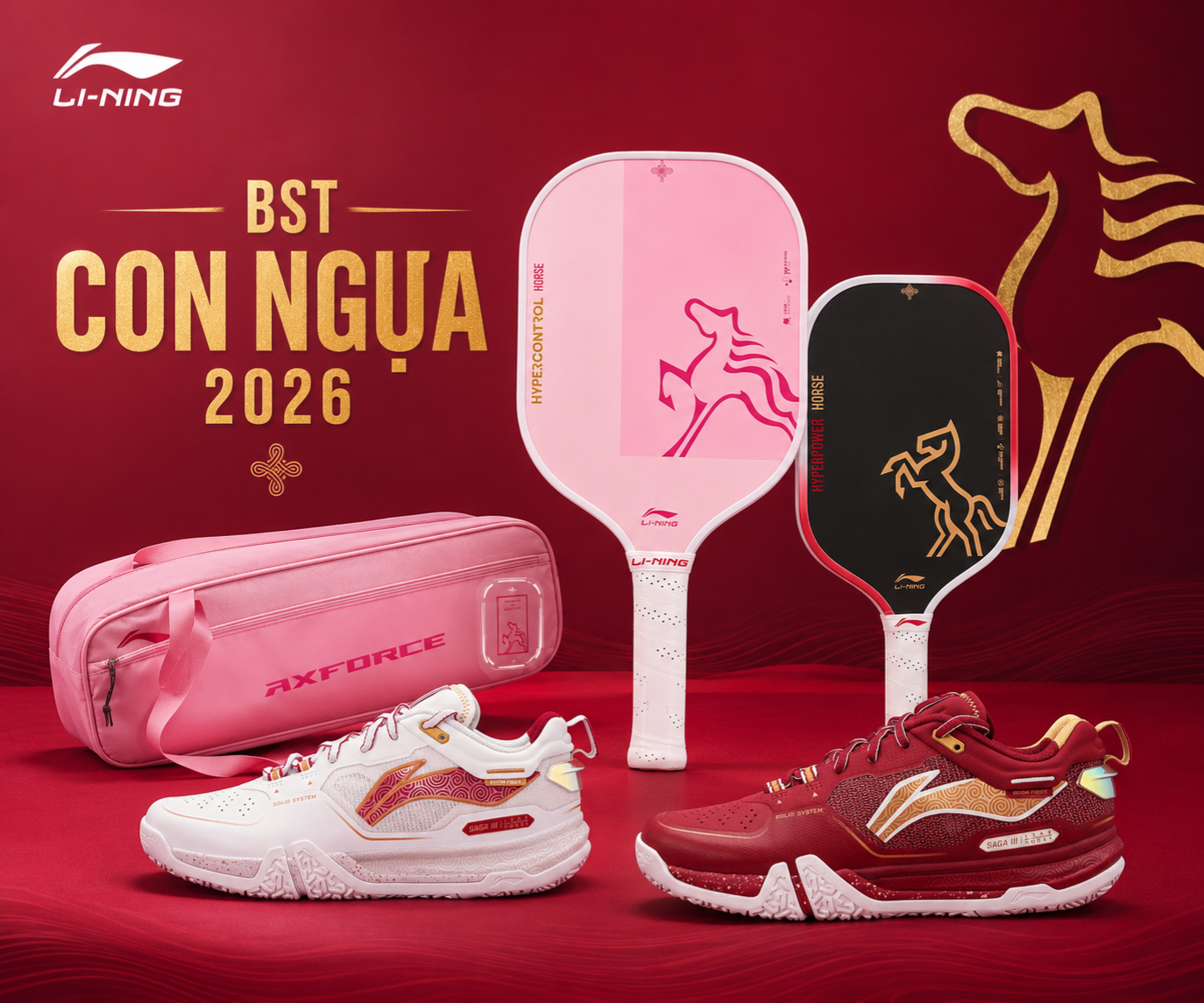 Ngắm trọn sản phẩm BST con ngựa 2026 tại Li-Ning Việt Nam