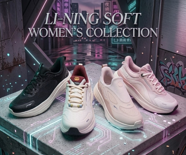 BST Li-Ning Soft nữ - Giày chạy bộ êm ái, bứt phá mọi giới hạn