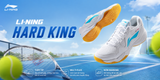 Giày Tennis Pickleball Nam Li-Ning Hard King – Nhẹ, Linh Hoạt, Bám Sân Tự Tin