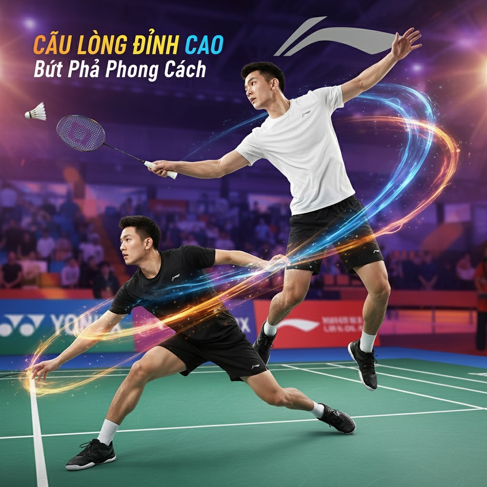 Hai Bộ Quần Áo Cầu Lông Nam Li-Ning P-AATV071-2V & P-AATV071-1V – Đẳng Cấp Từ Phong Cách Đến Hiệu Năng